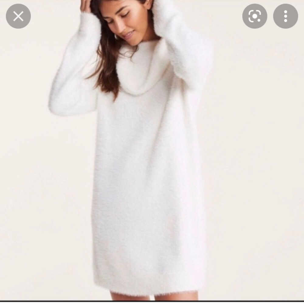 Lou & grey cowl neck sweater dress NWT medium